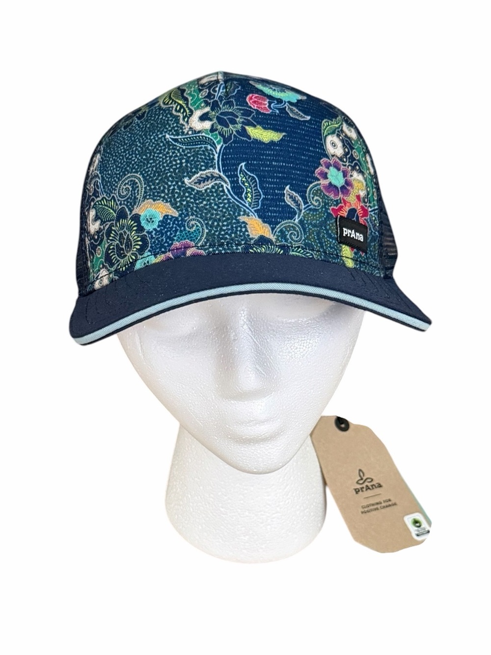 PrAna Lower Pines Trucker Nautical Kona Adjustable Hat Unisex Size O/S NWT